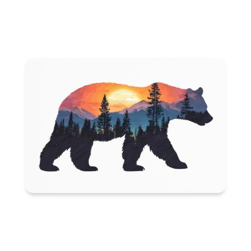 Mountain Spirit Bear - Rectangle Magnet