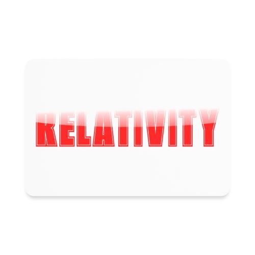 Relativity Science Typography Design - Rectangle Magnet
