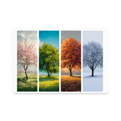 The four Seasons - Rectangle Magnet