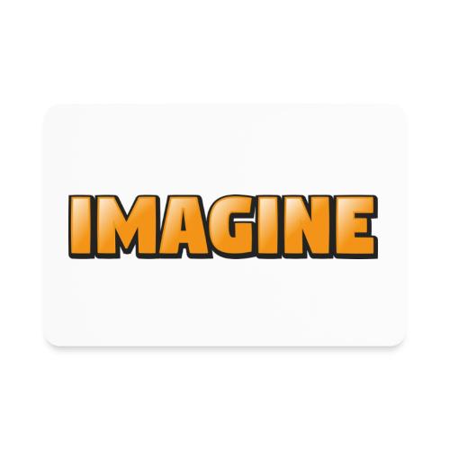 Imagine Word Art – Creative Gradient Design - Rectangle Magnet
