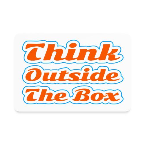 Think Outside the Box — Creative Mindset Script - Rectangle Magnet