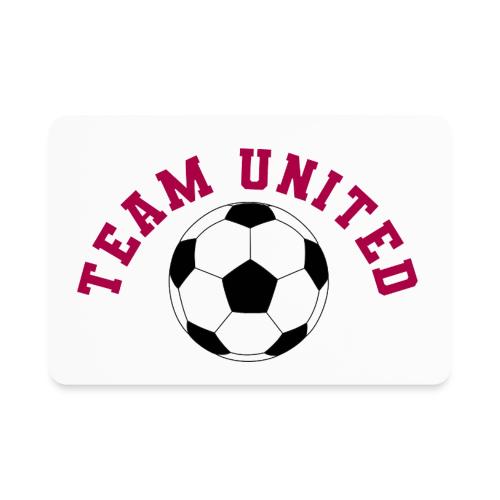 Team United Soccer Ball Sports Design - Rectangle Magnet