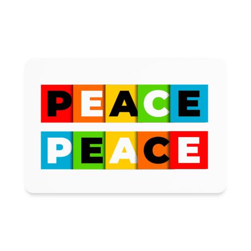 Colorful Peace - Rectangle Magnet