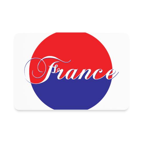 France Tricolore Circle - Rectangle Magnet
