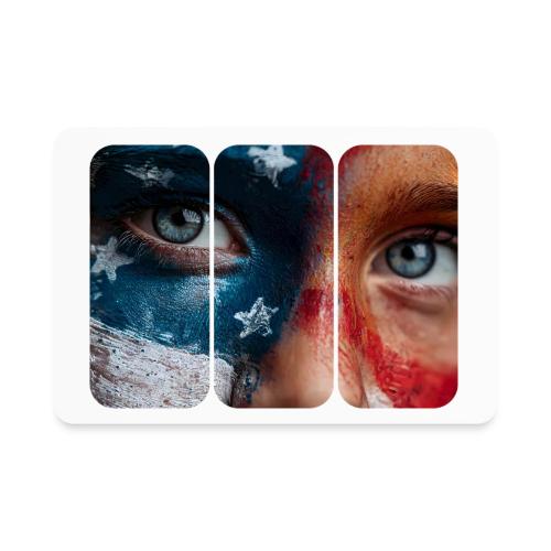USA: Star-Spangled Glance - Rectangle Magnet