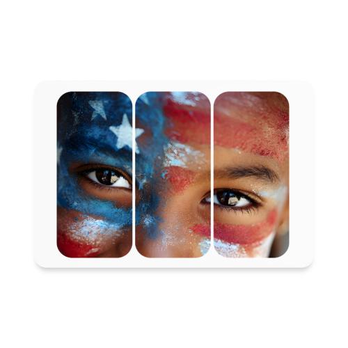 USA: Eyes of the Flag - Rectangle Magnet