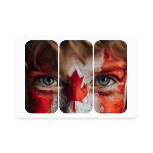 Canada: Maple Leaf Gaze - Rectangle Magnet