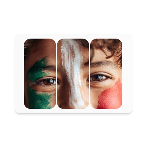 Mexico: Three Stripes of Pride - Rectangle Magnet