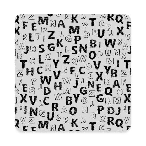 Letters - Square Magnet
