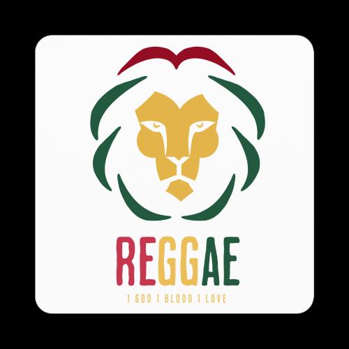 Lion Reggae - Square Magnet