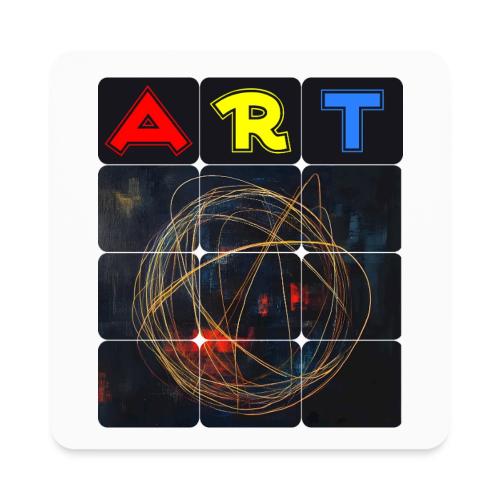 Echoes of Art - Square Magnet