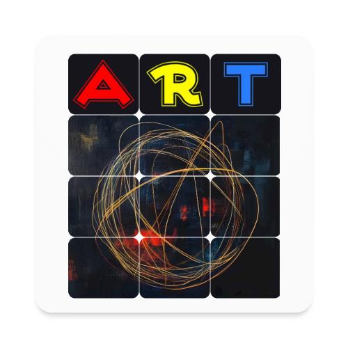Echoes of Art - Square Magnet