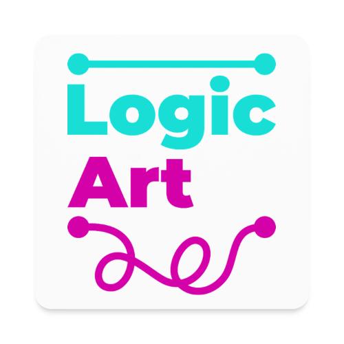 Art vs Logic - Square Magnet
