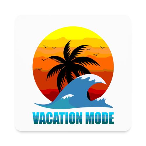 Vacation mode: Sunset Escape - Square Magnet