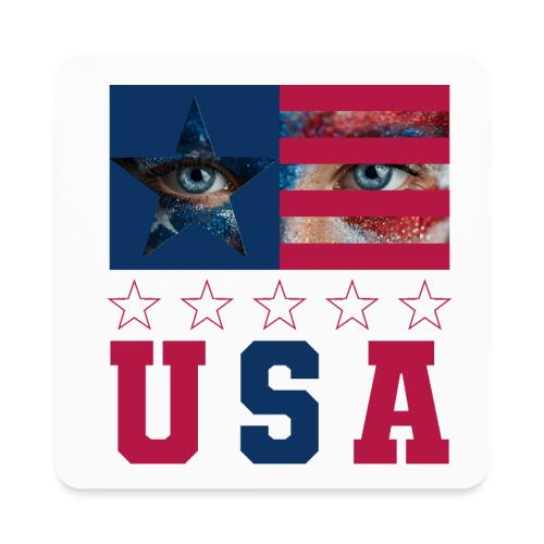 Stars and Vision USA - Square Magnet