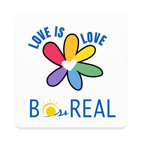B*REAL Love is Love - Square Magnet