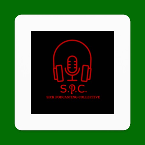 SPC Logo Black/Red - Square Magnet