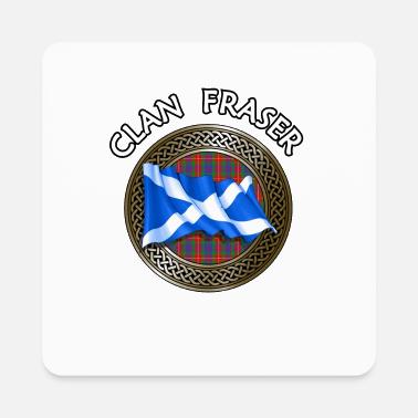 Clan Fraser Flag Lallybroch Scotland Missy Fit Ladies T-Shirt - 100% Cotton, Navy, Sizes S-3X