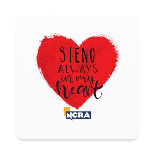 2023 CRCW Steno always in my heart - Square Magnet