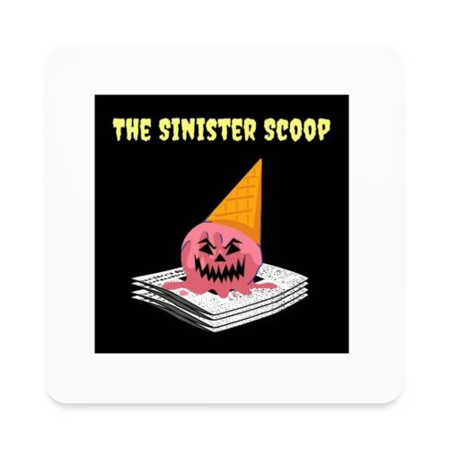 The Sinister Scoop Logo - Square Magnet