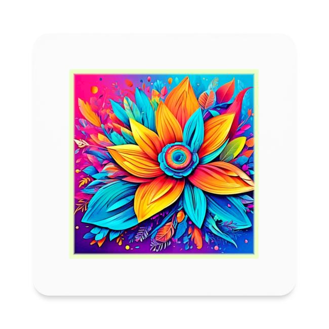 Vibrant Floral Artwork