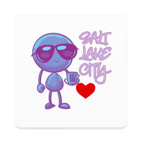 Smoon City 19 Salt Lake City - Square Magnet