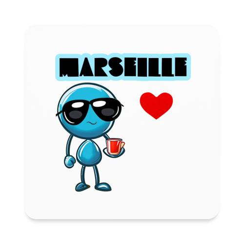 Smoon City_Marseille - Square Magnet