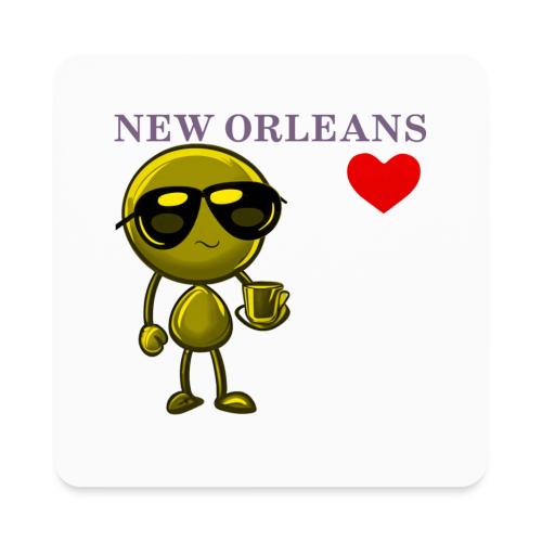 Smoon City_New Orleans - Square Magnet