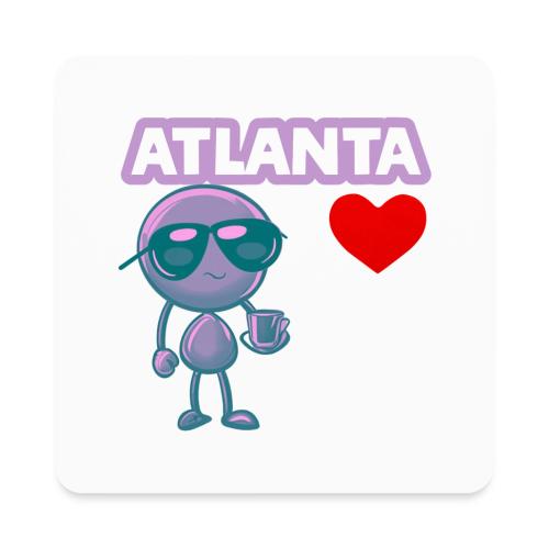 Smoon City_Atlanta - Square Magnet