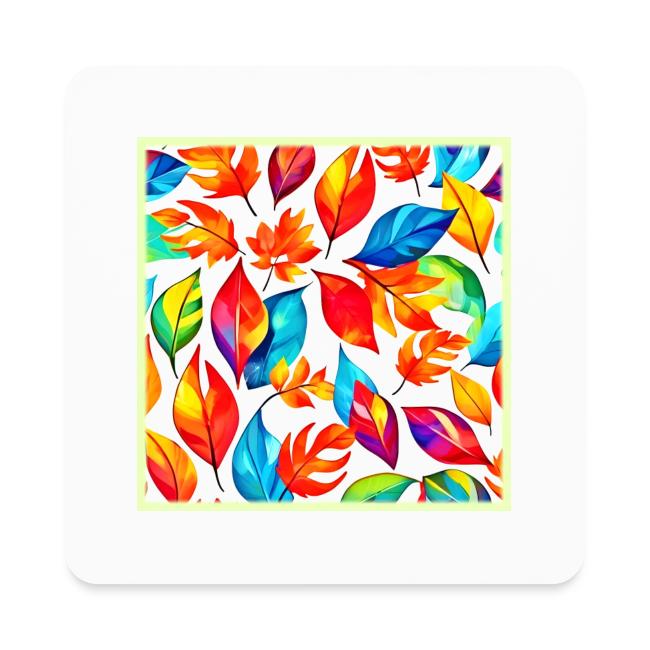 Autumn Leaves Abstract Pattern