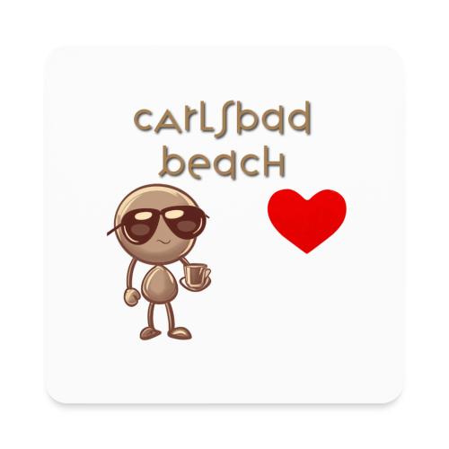 Smoon City_Carlsbad Beach - Square Magnet