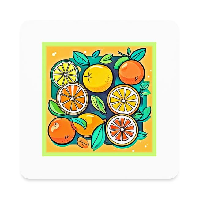 Citrus Fruit Art Design
