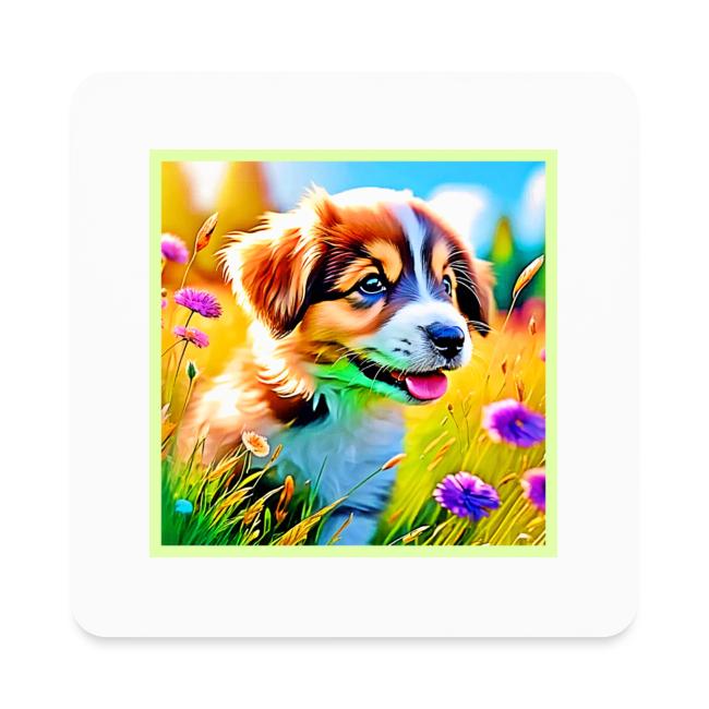 Happy Puppy Meadow Design