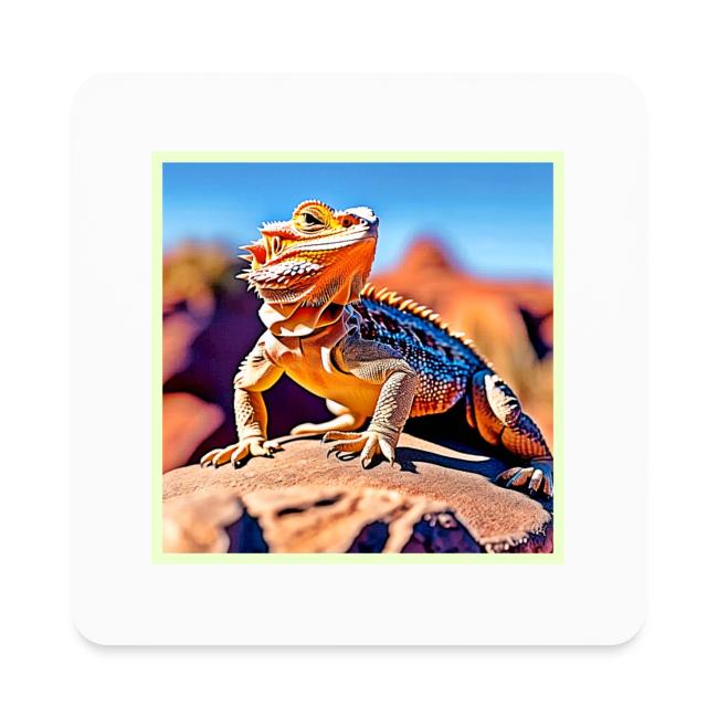 Desert Lizard Close-up Design
