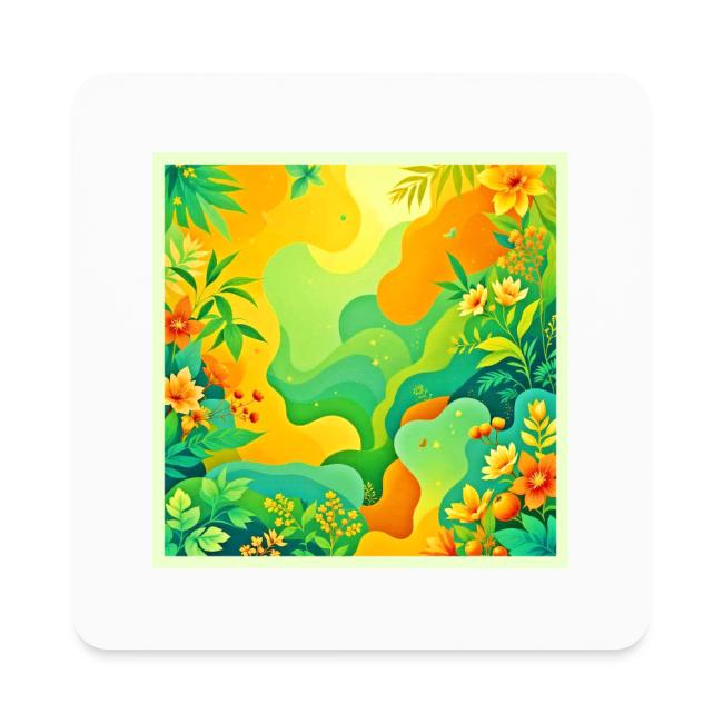Tropical Foliage Abstract