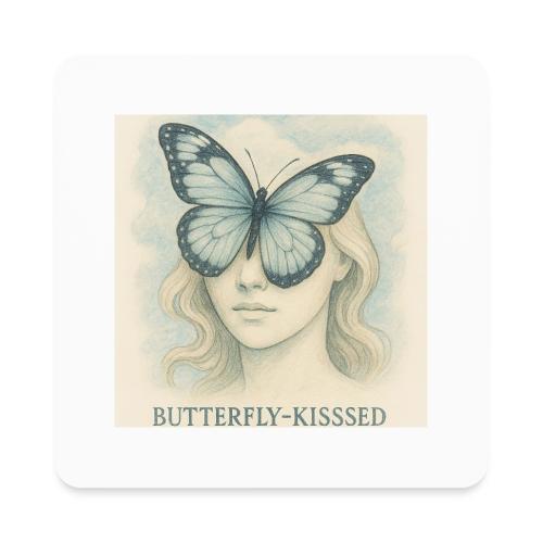 Butterfly kisses Hue - Square Magnet