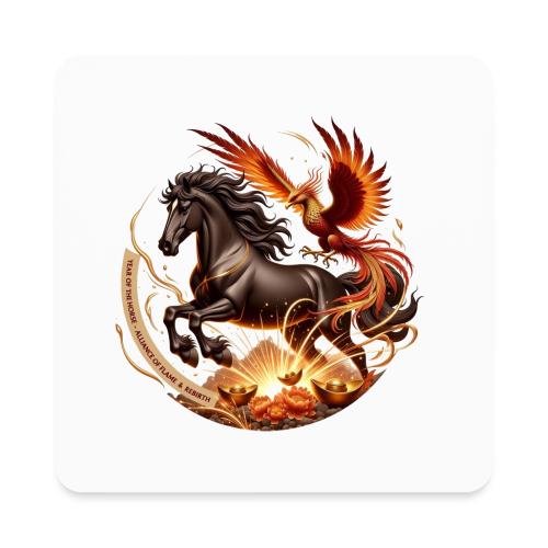 Year of the Horse Phoenix T Shirt, Lunar NY Gift - Square Magnet