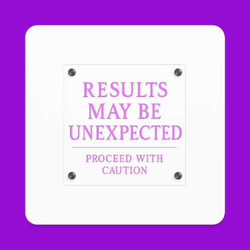 Results - Neon Purple - Square Magnet