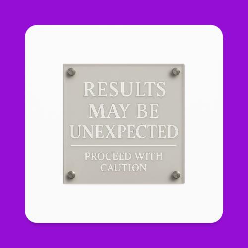 Results - White - Square Magnet