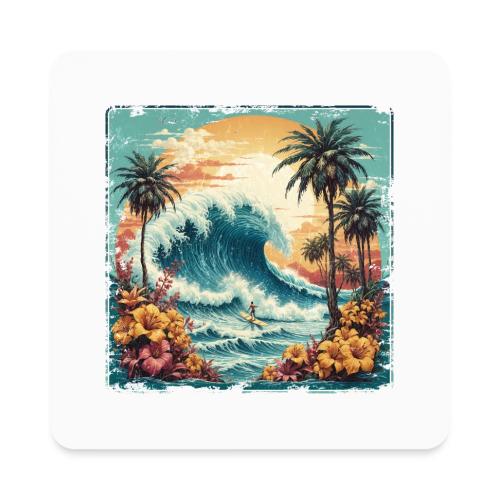 Stand Up Paddle - Square Magnet