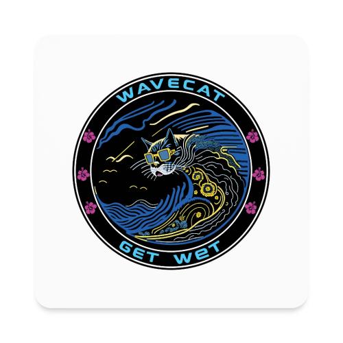Wavecat Get Wet - Square Magnet