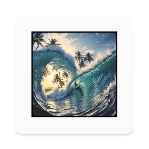 Double-Barrel Wave - Square Magnet