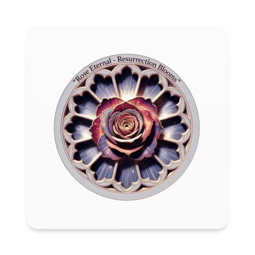 Easter Rose Resurrection T Shirt, Spring Gift - Square Magnet