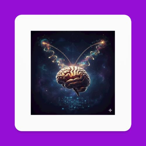 BrainTeas - Square Magnet