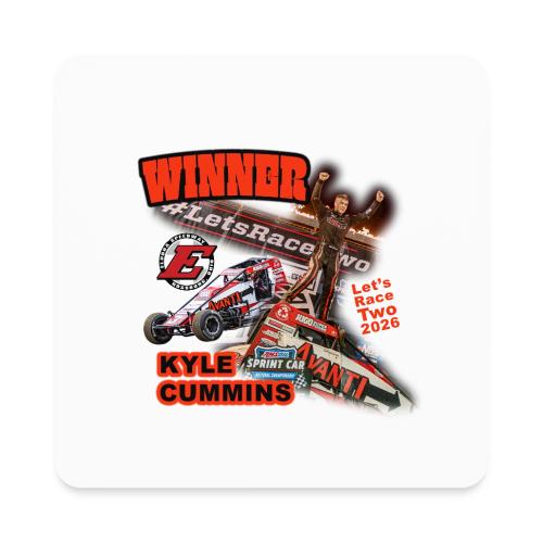 Kyle Cummins #LetsRaceTwo Winner - Square Magnet