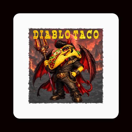 The Diablo Taco Spicy Demon Character - Square Magnet