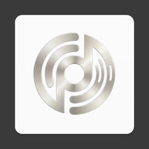 Open Musicians Collective Chrome Logo - Square Magnet