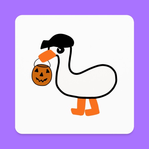 Emo Goose (Halloween 2021) - Square Magnet