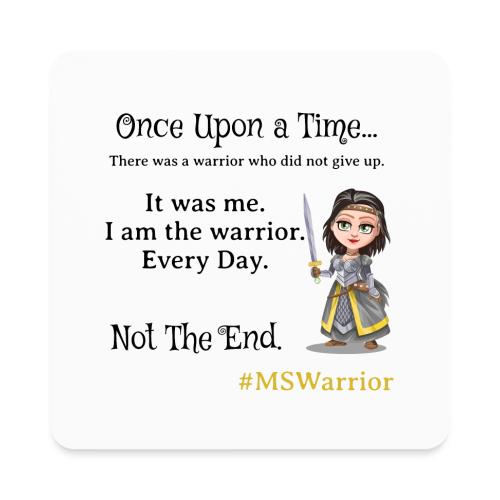 MS Warrior Woman - Square Magnet