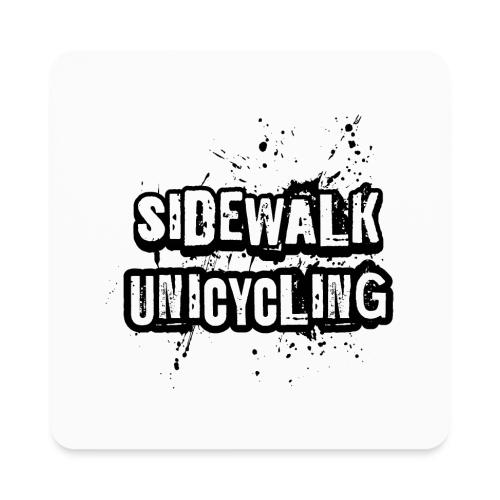SIDEWALK UNICYCLING - Square Magnet